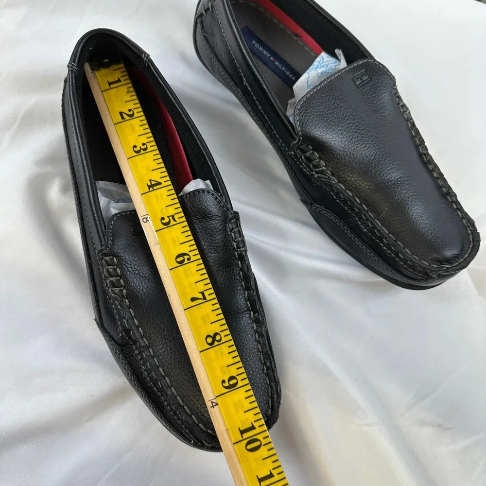 Tommy Hilfiger TMDATHAN Black Loafers Slip On Shoes‎ Men's 7